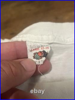 Vintage 1987 New Years Eve Grateful Dead Concert Shirt Parking Lot Boot Large