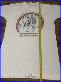 Vintage 1987 New Years Eve Grateful Dead Concert Shirt Parking Lot Boot Large
