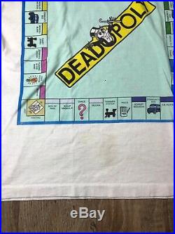 Vintage 1988 Grateful Dead East coast tour Deadopoly Game Of Dance Shirt