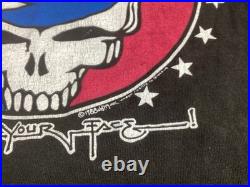 Vintage 1988 Grateful Dead GDM T Shirt XL Steal Your Face Single Stitch