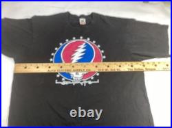 Vintage 1988 Grateful Dead GDM T Shirt XL Steal Your Face Single Stitch
