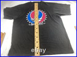 Vintage 1988 Grateful Dead GDM T Shirt XL Steal Your Face Single Stitch