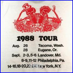 Vintage 1988 Grateful Dead Tour T-Shirt Size M/L