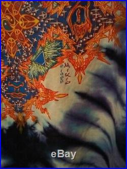 Vintage 1988 Mikio Tie Dye Grateful Dead T Shirt SIingle Stitch 2 side Men's L