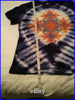 Vintage 1988 Mikio Tie Dye Grateful Dead T Shirt SIingle Stitch 2 side Men's L