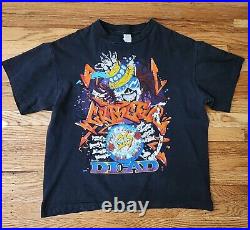 Vintage 1989/90 Grateful Dead 25th Anniversary Graffiti Shirt Sz L Single Stitch