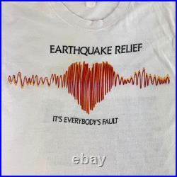 Vintage 1989 Earthquake Relief Concert T Shirt Grateful Dead Santana Neil Young