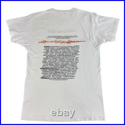 Vintage 1989 Earthquake Relief Concert T Shirt Grateful Dead Santana Neil Young