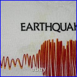 Vintage 1989 Earthquake Relief Concert T Shirt Grateful Dead Santana Neil Young
