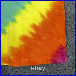 Vintage 1989 Grateful Dead Dancing Bear Shirt Size XL Liquid Blue Single Stitch