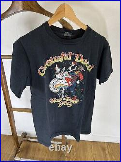 Vintage 1989 Grateful Dead New Years Eve T-Shirt 80s Oakland Coliseum