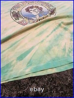 Vintage 1989 Grateful Dead Skull & Roses Single Stitch Tie Dye XL Read Descripti