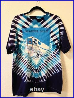 Vintage 1989 Grateful Dead Squaw Valley Ski Tie Dye T Shirt XL GDM 88 Tour