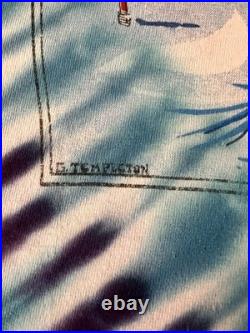 Vintage 1989 Grateful Dead Squaw Valley Ski Tie Dye T Shirt XL GDM 88 Tour