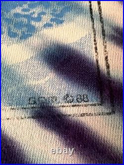 Vintage 1989 Grateful Dead Squaw Valley Ski Tie Dye T Shirt XL GDM 88 Tour