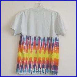 Vintage 1989 Grateful Dead Tie Dye Rainbow Graphic Bears T Shirt