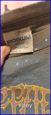 Vintage 1990 AOP Grateful Dead Shirt Flaws, Size Large