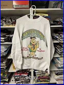 Vintage 1990 GratefulFred Flintstone Shirt Hanna Barbera Grateful Dead Size XL