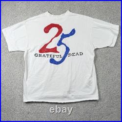 Vintage 1990 Grateful Dead 25 Years Rare Shirt Sz XL GREAT CONDITION