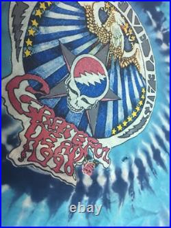 Vintage 1990 Grateful Dead 25 Years Tie Dye Tour Shirt Size XL
