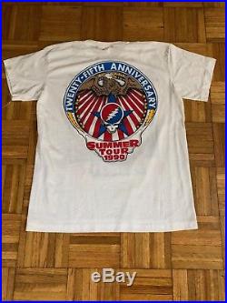 Vintage 1990 Grateful Dead 25th Anniversary Summer Tour T-shirt