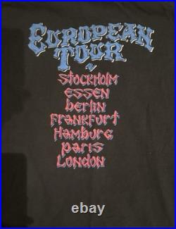 Vintage 1990 Grateful Dead Europe Tour T-Shirt XL Fruit of the Loom USA