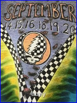 Vintage 1990 Grateful Dead New York City Concert Tour Shirt Size L MSG