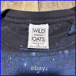 Vintage 1990 Grateful Dead San Francisco Bridge T Shirt All Over Print Size XL