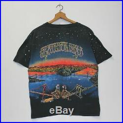 Vintage 1990 Grateful Dead San Francisco Bridge T-Shirt Size XL
