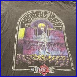 Vintage 1990 Grateful Dead Skeleton T-Shirt, Single Stitich, Oneita Brand, XL
