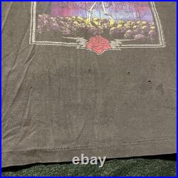 Vintage 1990 Grateful Dead Skeleton T-Shirt, Single Stitich, Oneita Brand, XL