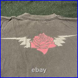 Vintage 1990 Grateful Dead Skeleton T-Shirt, Single Stitich, Oneita Brand, XL