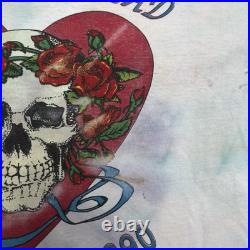 Vintage 1990 Grateful Dead Spring Tour Parking Lot t-shirt Size XL Built to Last