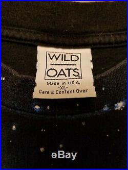 Vintage 1990 Grateful Dead T-Shirt San Francisco Wild Oats, Size XL