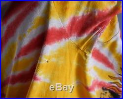 Vintage 1990 Grateful Dead tie dye t shirt Uncle Sam Skeleton Easy Rider XL sz