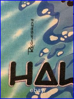 Vintage 1990 Jerry Garcia Band Hawaiian Tour Shirt Large Grateful Dead Reonegro