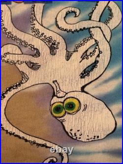 Vintage 1990 Jerry Garcia Band Hawaiian Tour Shirt Large Grateful Dead Reonegro