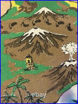 Vintage 1990 Jerry Garcia Band Hawaiian Tour Shirt Large Grateful Dead Reonegro