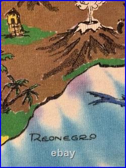 Vintage 1990 Jerry Garcia Band Hawaiian Tour Shirt Large Grateful Dead Reonegro