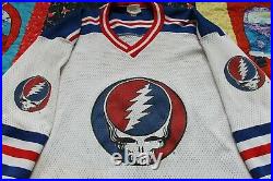 Vintage 1990s Grateful Dead Hockey Jersey Shirt