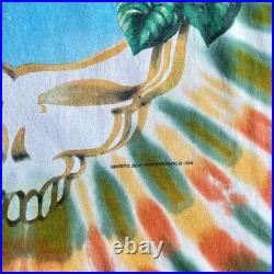 Vintage 1990s Grateful Dead Sunflowers Tie Dye Tour t-shirt made in USA size M