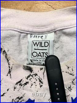 Vintage 1991 Grateful Dead All Over Print Concert Tour Shirt Wild Oats XL