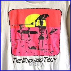 Vintage 1991 Grateful Dead Endless Tour Summer Concert Band Shirt Surf 90s