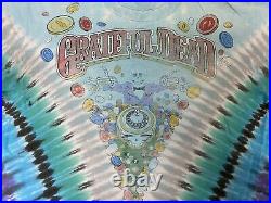 Vintage 1991 Grateful Dead Las Vegas Tie Dye T Shirt XL Liquid Blue Jerry Garcia