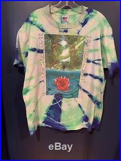Vintage 1991 Grateful Dead Rainforest T Shirt DEADICATED Mikio & W Giese XL RARE