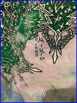 Vintage 1991 Grateful Dead Rainforest T Shirt DEADICATED Mikio & W Giese XL RARE