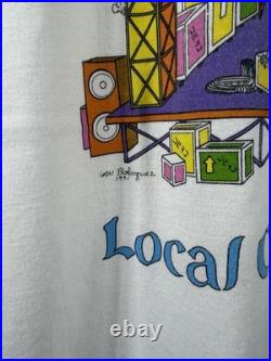 Vintage 1991 Grateful Dead Spring Tour First In Last Out Crew Band T-Shirt L