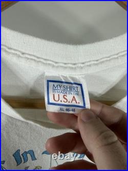 Vintage 1991 Grateful Dead Spring Tour First In Last Out Crew Band T-Shirt L