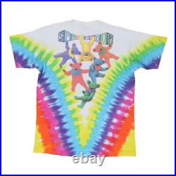 Vintage 1991 Grateful Dead Spring Tour Liquid Blue Tie Dye Shirt