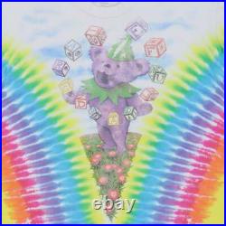 Vintage 1991 Grateful Dead Spring Tour Liquid Blue Tie Dye Shirt